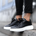 Men’s Designer Mesh Sneakers Shoes Black (4)