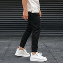 Men's Utility Jeans With Side Cross Pocket In Black (2)