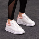 Martin Valen Women’s Chunky Sneakers in White and Pink (2)