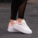 Martin Valen Women’s Chunky Sneakers in White and Pink (5)