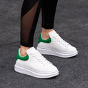 Martin Valen Women’s Chunky Sneakers in White and Green (4)