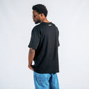 Men's Monkey Printed Oversized Black T-shirt (12)