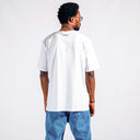 Men's Monkey Printed Oversized White T-shirt (10)