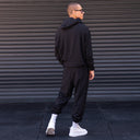 Men's Oversized Corduroy Black Tracksuit Set (4)