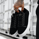 Men's Casual Sneakers Crowned Black (7)