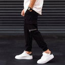 Oversized Black Jogger with Cargo Pockets (5)