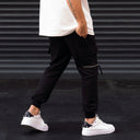 Oversized Black Jogger with Cargo Pockets (7)