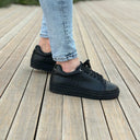 Dino Low Top Sneaker Shoes Black (7)