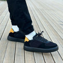Moix Comfort Sports Sneakers in Black-Mustard