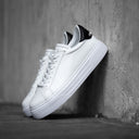 Node High Street Leather Sneakers White Black (8)