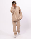 1881 3D Embroidered Oversized Designer Beige Sweatshirt Tracksuit (8)