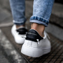 Node High Street Leather Sneakers White Black (6)