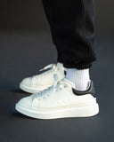 Chunky Sneakers Shoes White-Black (7)