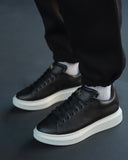 Men’s Crowned Chunky Sneakers Shoes Black (5)