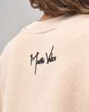 Martin Valen Women’s Basic Oversized Sweatshirt in Beige (5)