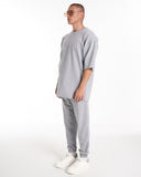 Men's Oversize Tracksuit Special Design Light Grey (3)