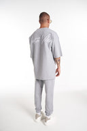 Men's Oversize Tracksuit Special Design Light Grey (6)