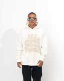 White Oversized Hoodie with Cream Puffy Print (5)