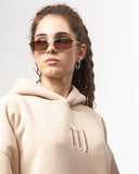 Insignio 3D Embroidered Designer Oversized Beige Hoodie Jogger Set (2)