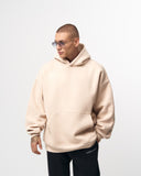 Beige Oversized Hoodie X-Mark For Men (7)