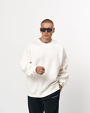Men's Oversized Basic Sweatshirt ''Martin Valen'' White (5)