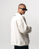 Men's Oversized Basic Sweatshirt ''Martin Valen'' White (6)