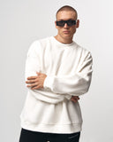 Men's Oversized Basic Sweatshirt ''Martin Valen'' White (7)