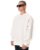 '777' Oversized Designer White Sweatshirt with 3D Rubber Printed (3)