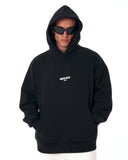 ‘’Slogan’’ Puff Printed Men’s Extra Oversized Black Hoodie (10)