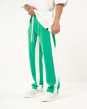 Oversized Striped Green Baggy Sweatpants (6)