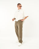 Oversized Baggy Khaki Fleece Sweatpants (6)