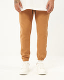 Men's Basic Joggers In Beige (2)