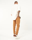 Men's Basic Joggers In Beige (8)