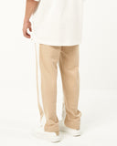 Oversized Striped Beige Baggy Sweatpants (3)