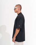 Men's Extra Oversized Basic Black T-shirt (3)