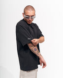 Men's Extra Oversized Basic Black T-shirt (6)
