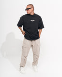 Men's Oversized Chest and Sleeve 3D Printed Black Heavy T-Shirt (8)