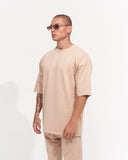 Men's Oversize Tracksuit Special Design Creme (5)