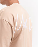 Men's Oversize Tracksuit Special Design Creme (8)