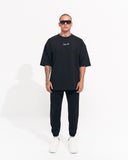 Streetwear Black Cotton Tracksuit