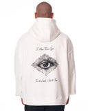 Men's Third Eye Oversized Custom White Hoodie (2)