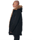 MV Parker-Style Jacket with Furry Trim in Black (3)