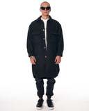 Oversized Black Cachet Jacket with Pockets (2)