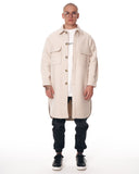 Oversized Beige Cachet Jacket with Pockets (2)
