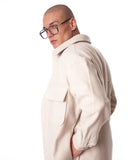 Oversized Beige Cachet Jacket with Pockets (9)