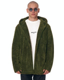 Men's Oversized Wellsoft Cardigan With Pocket Khaki (2)