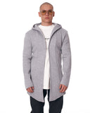 Men's Long Cardigan Grey (8)