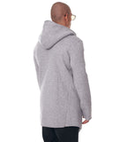 Men's Long Cardigan Grey (6)