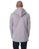 Men's Long Cardigan Grey (7)