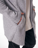 Men's Long Cardigan Grey (9)
